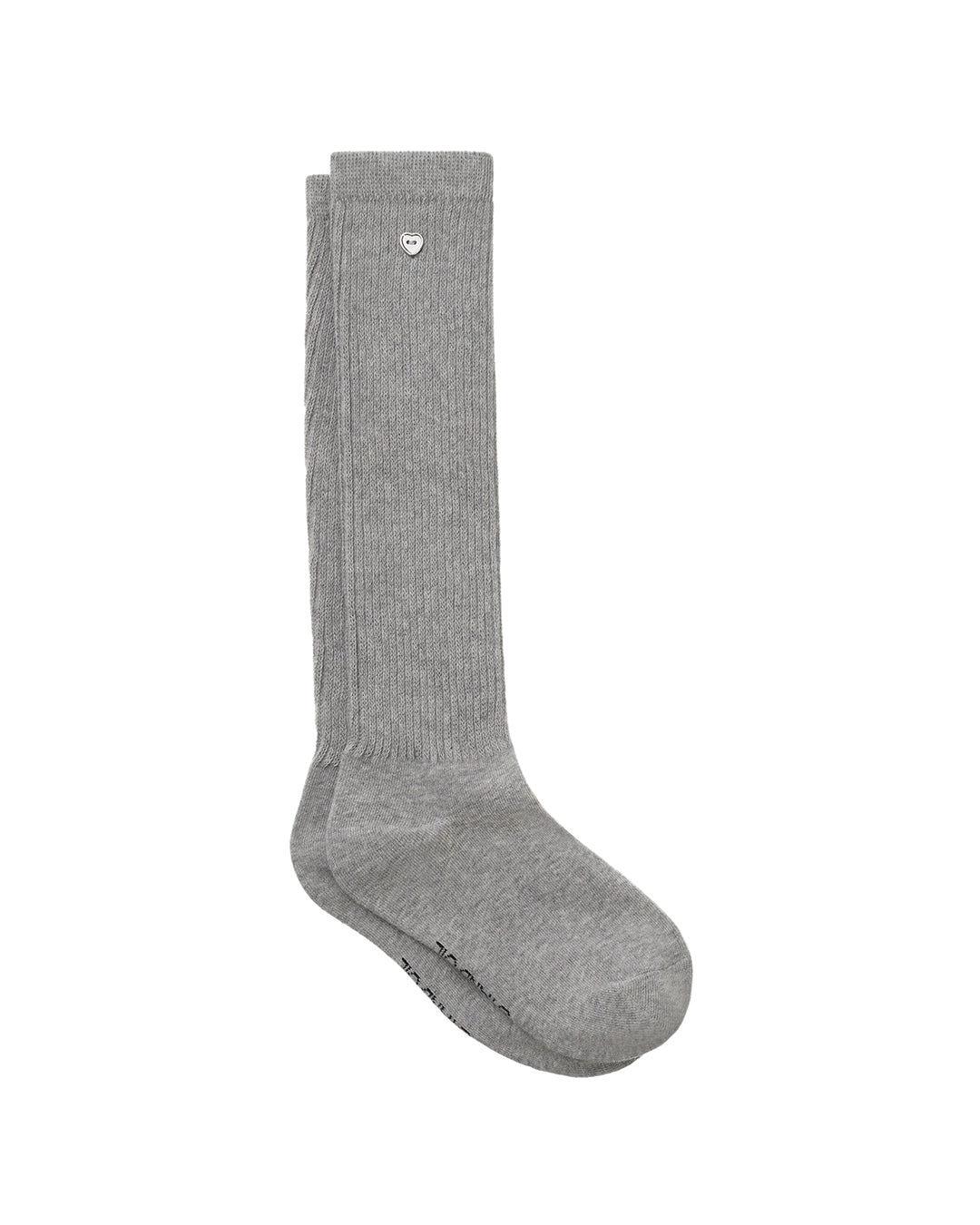 Heart Button Knee Socks