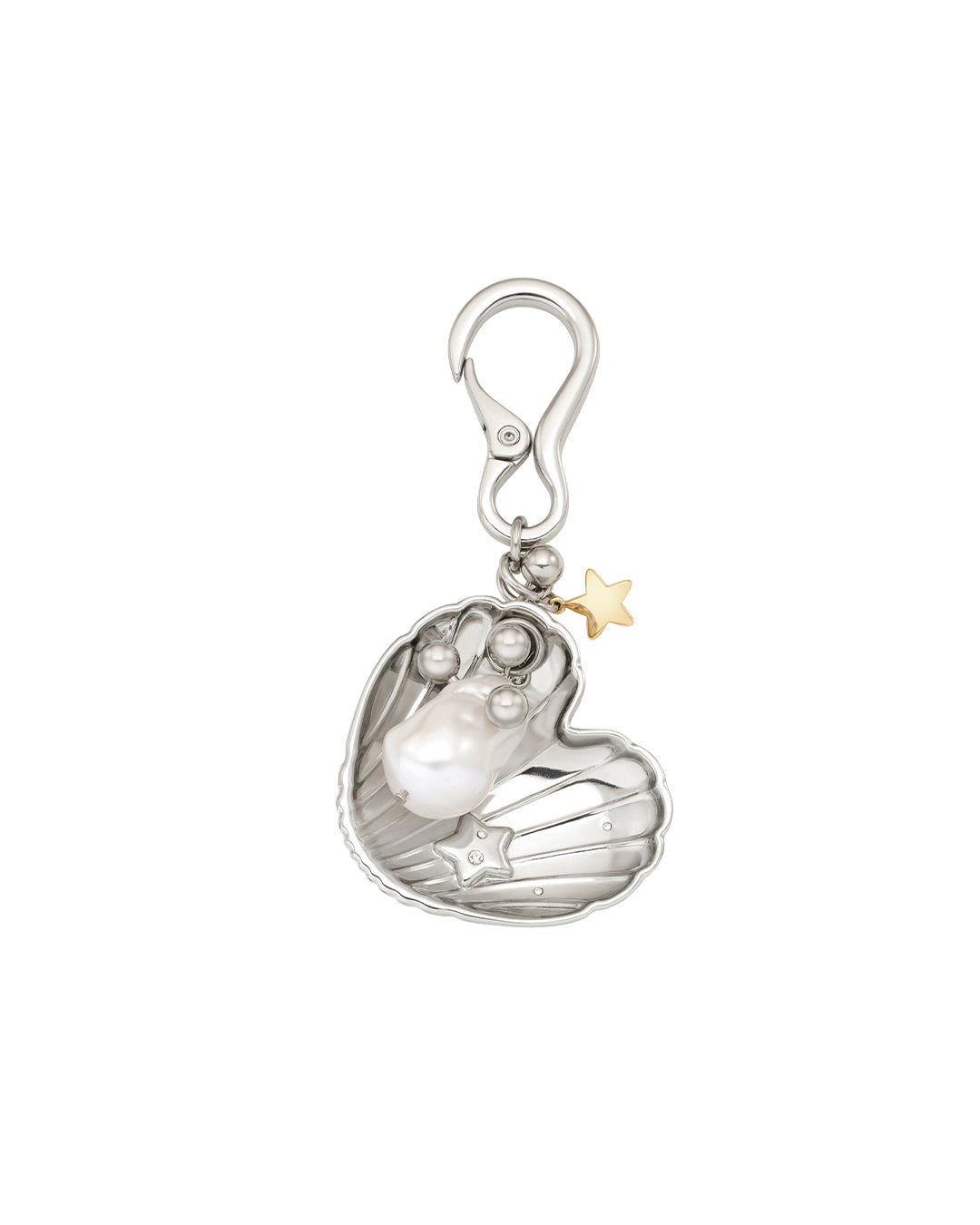 Heart Shell Keyring
