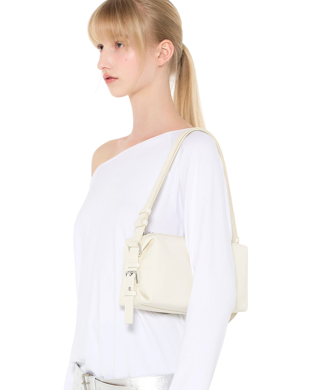 Mushy Square Bag / Cream