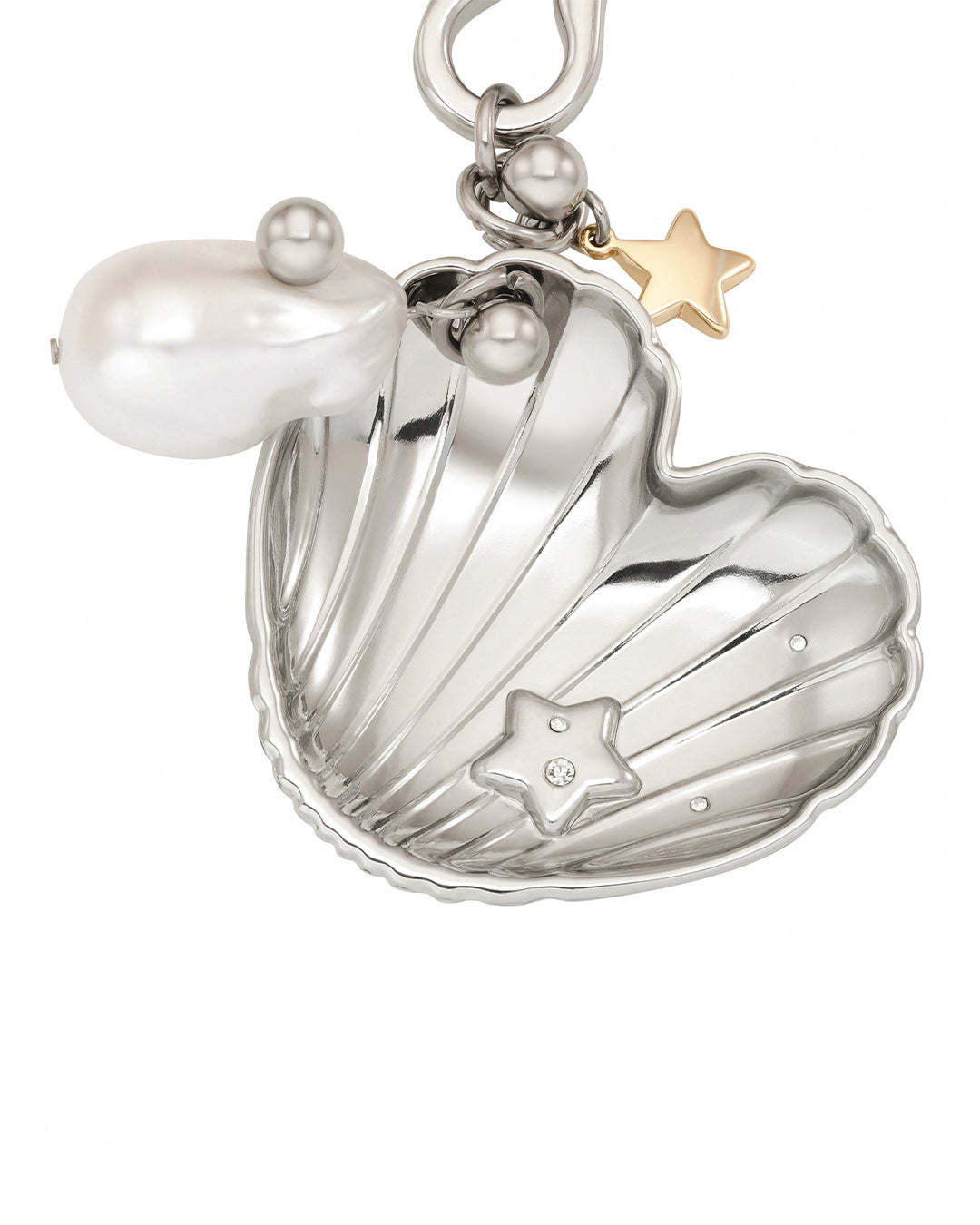 Heart Shell Keyring