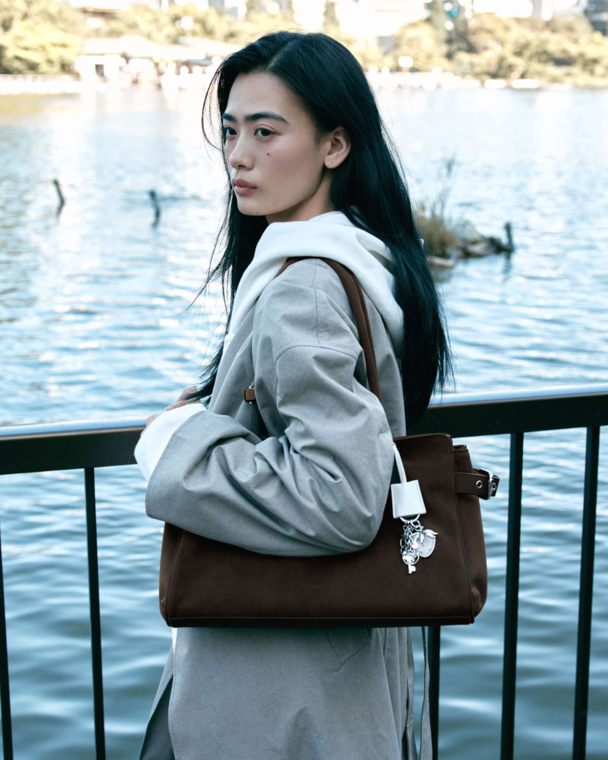 Pop Mix Keyring / Misty White