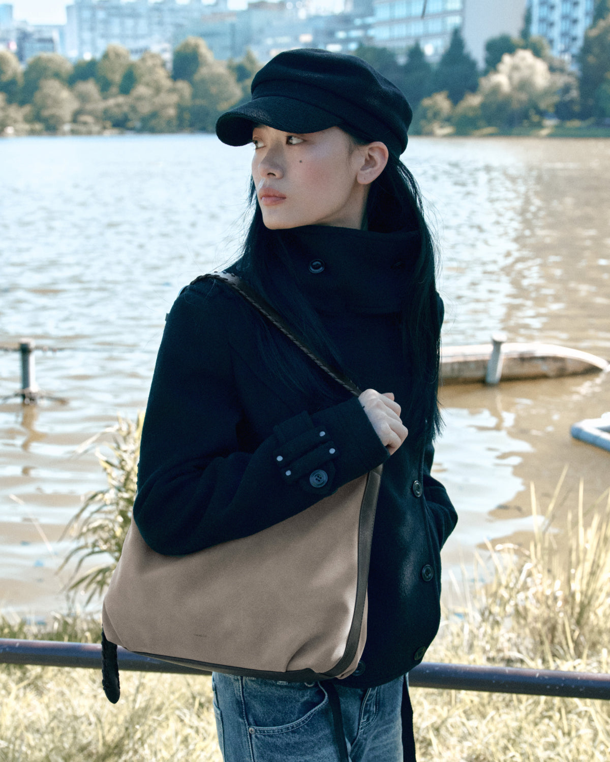 Seine Bag / Taupe Combi