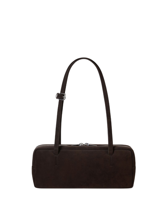 More Baguette Bag / Suede Marron