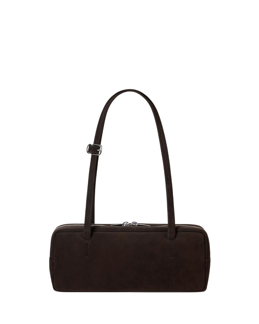 More Baguette Bag / Suede Marron