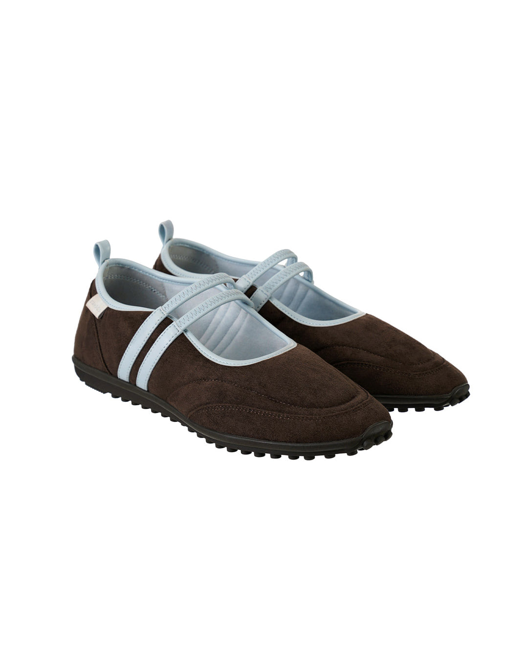 Strap Mary Jane Sneakers / Marron Combi