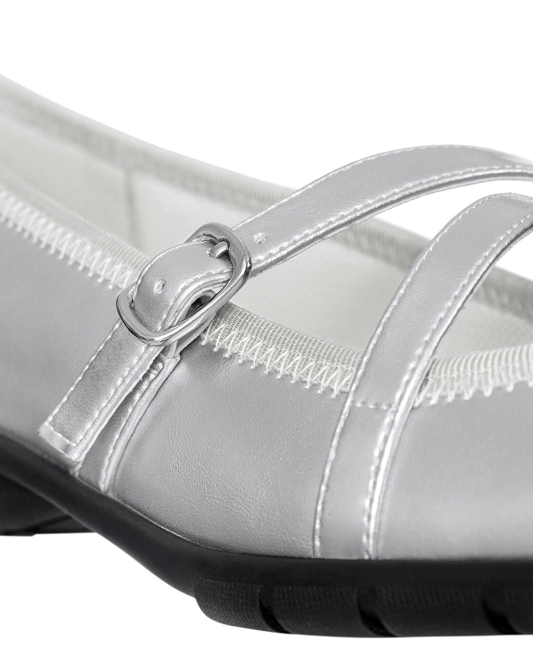 Strap Ballet Mary Jane / Silver