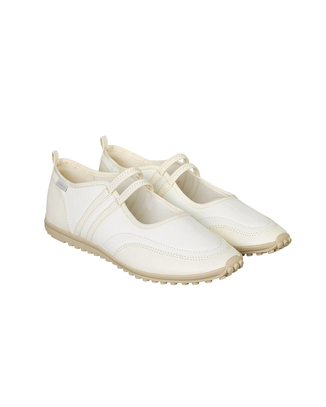 Strap Mary Jane Sneakers / Ivory