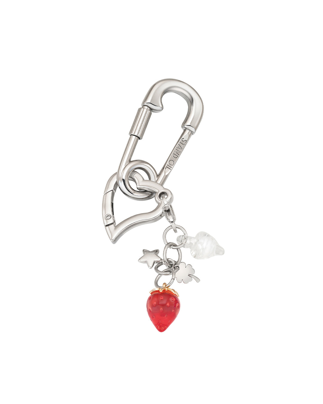 Dear Berry Keyring  / Silver