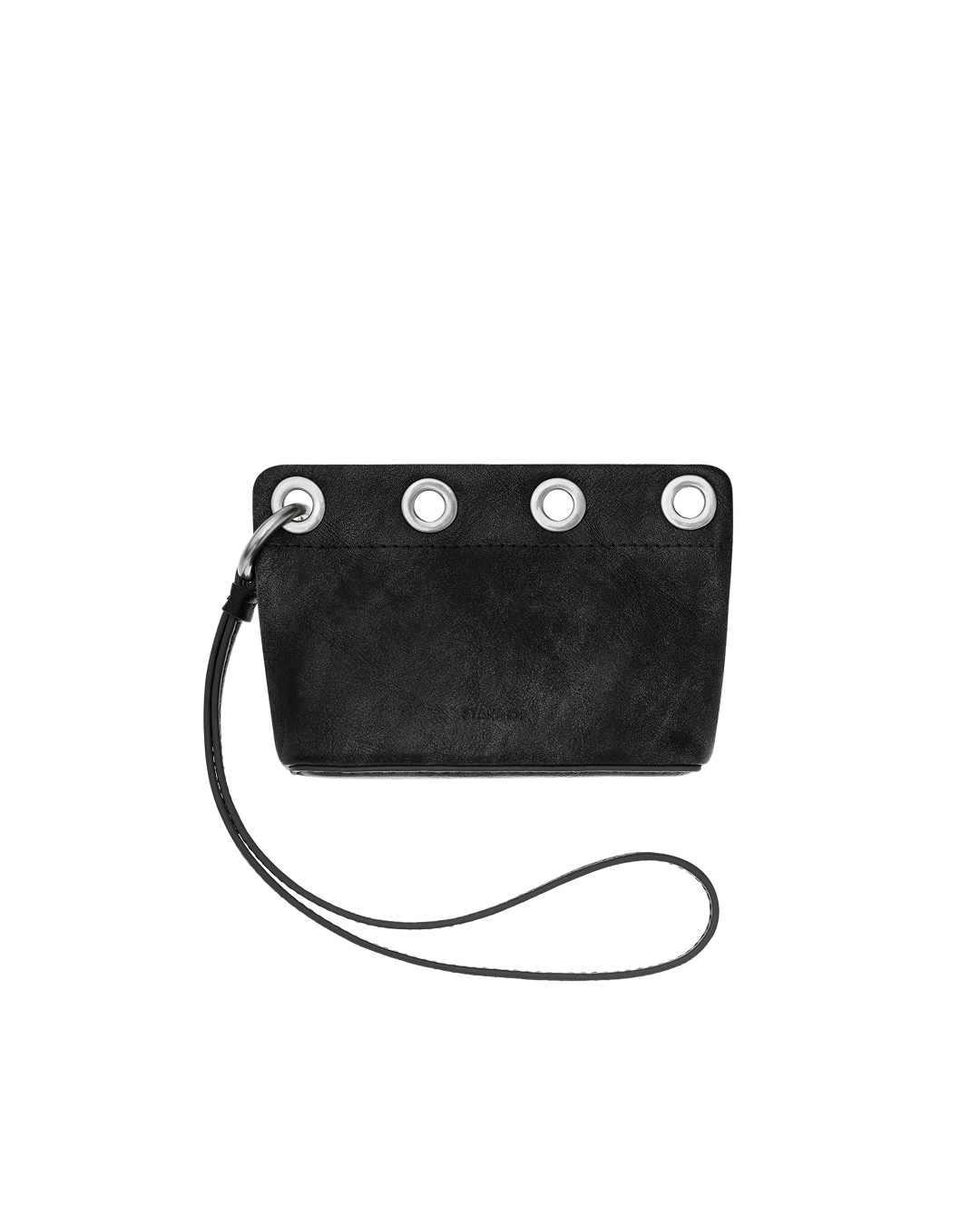 Loop Eyelet Pouch / Dark Gray