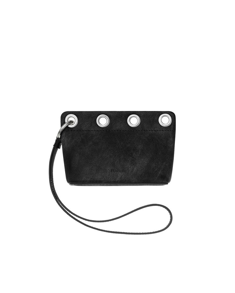 Loop Eyelet Pouch / Dark Gray