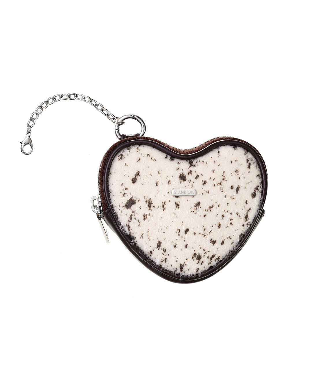 Heart Pods Keyring / Hairy Marron