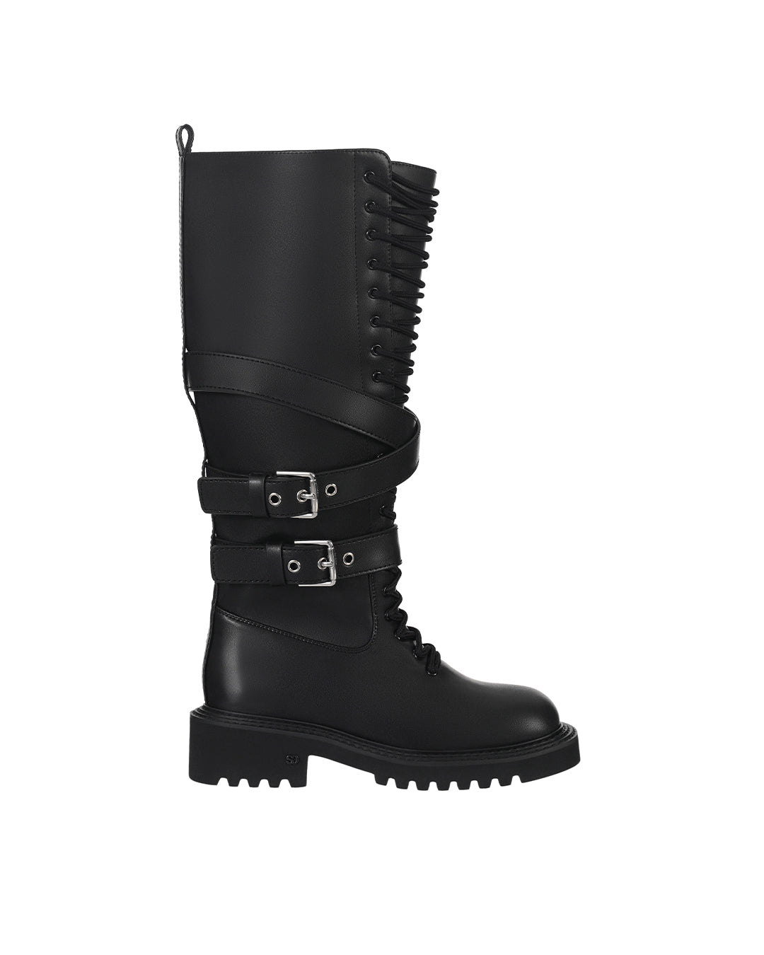 Vering Buckle Boots / Black