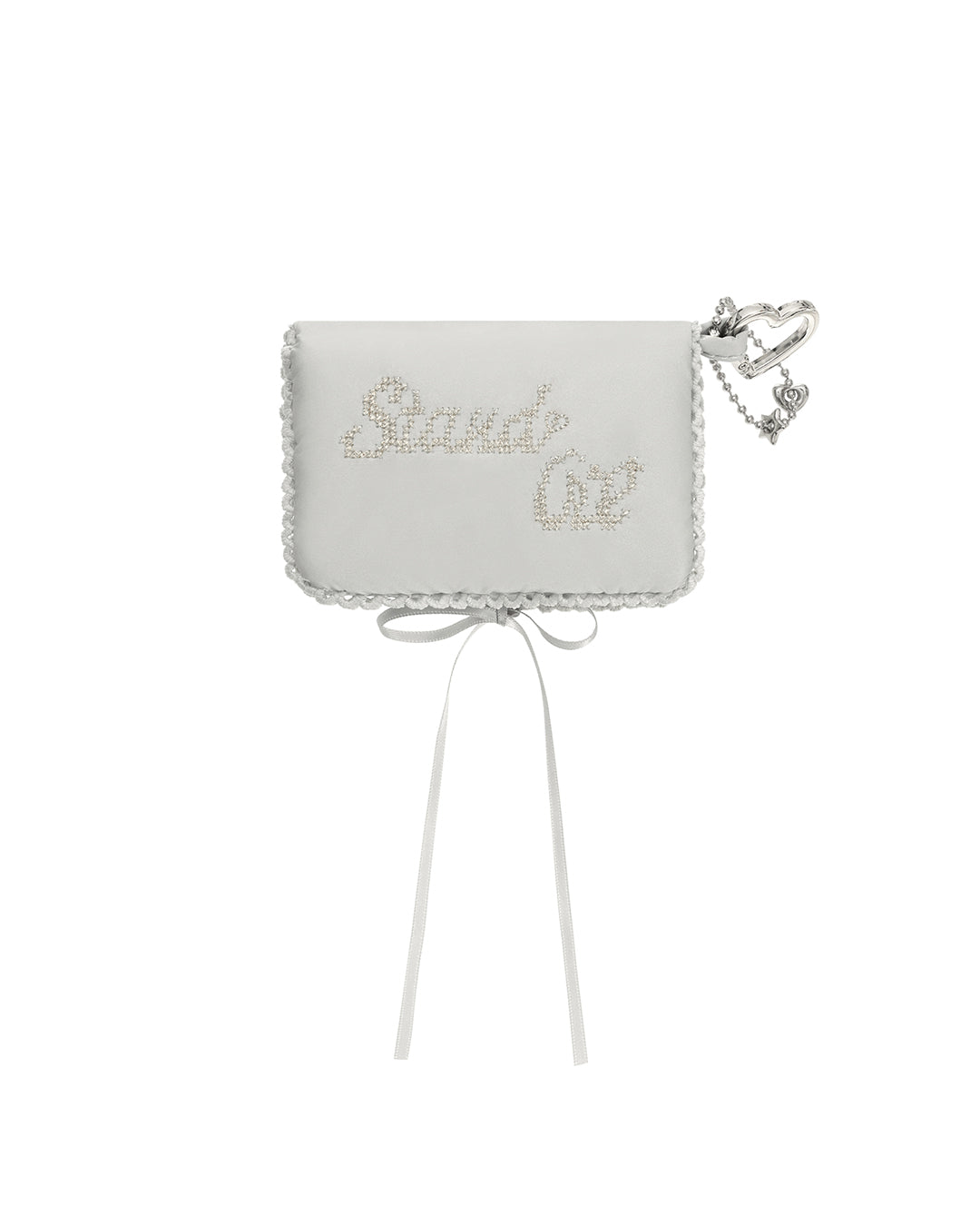 Memory Fluffy Keyring / Silver