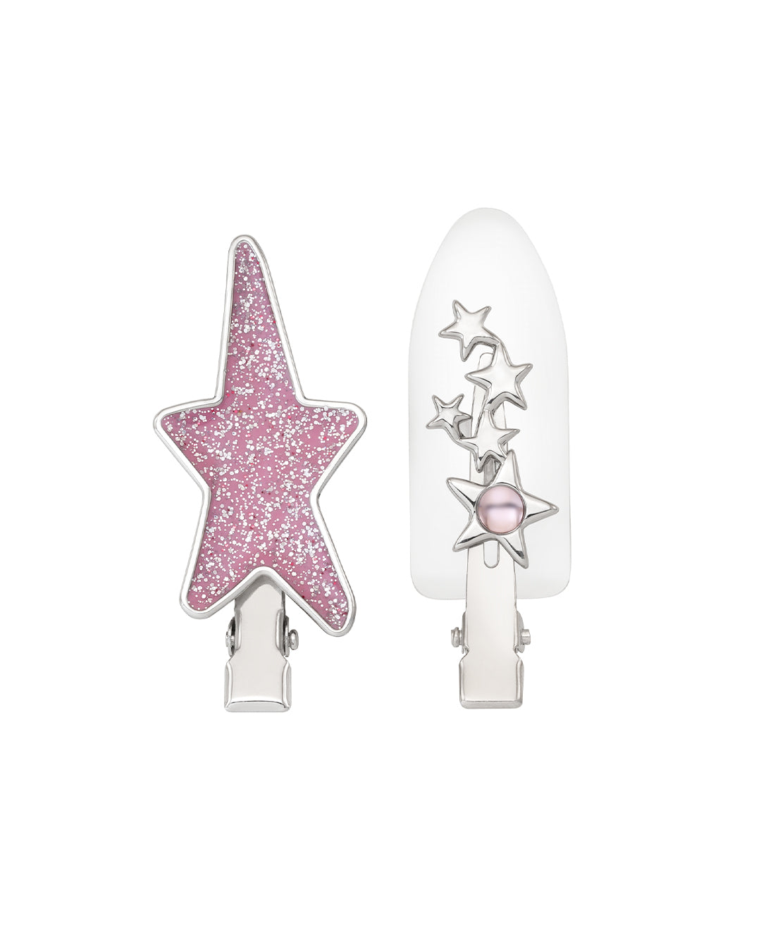 Star Drop Hair Clip / Pink