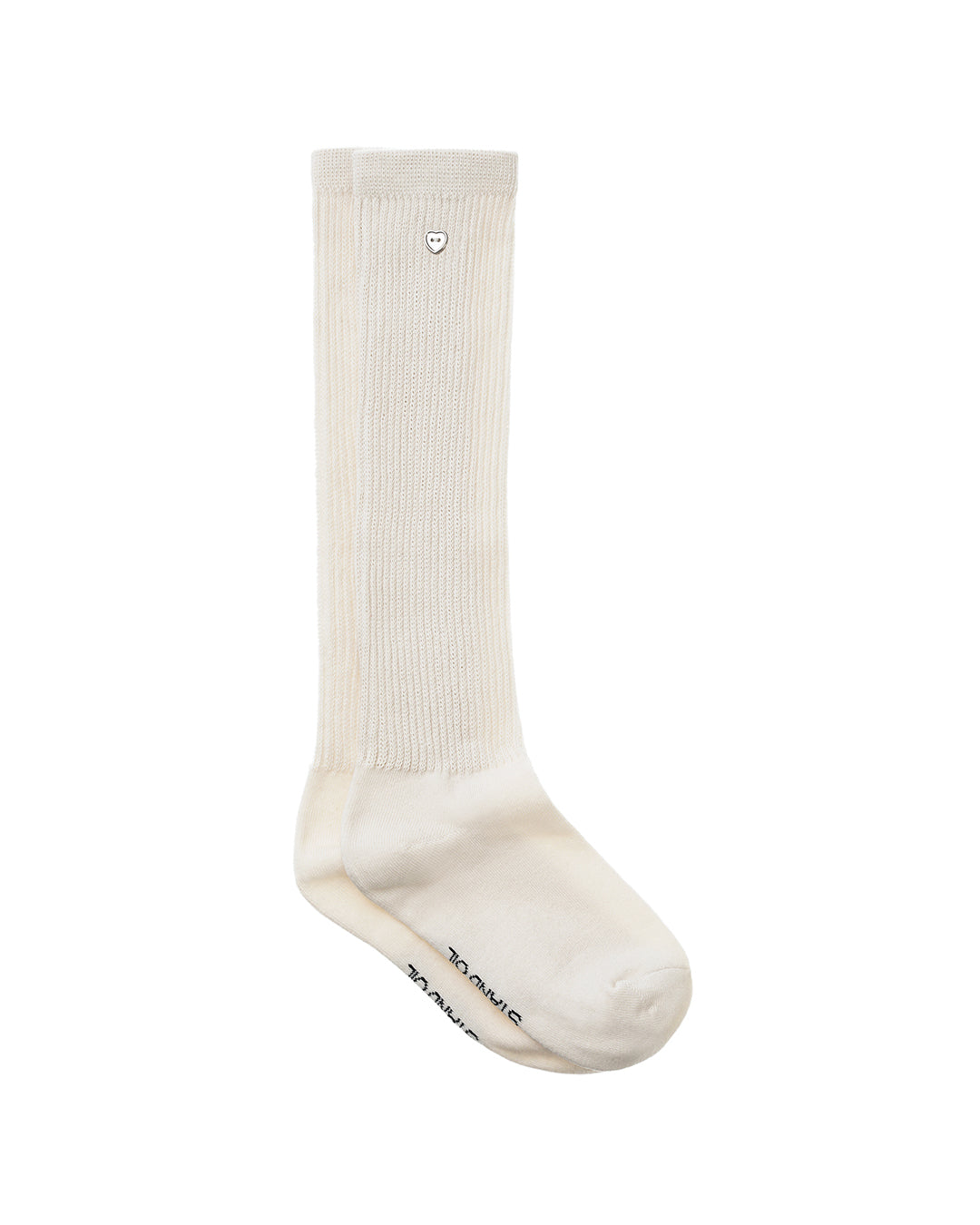 Heart Button Knee Socks