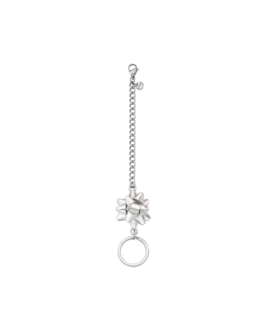 Rosette Keyring / Silver