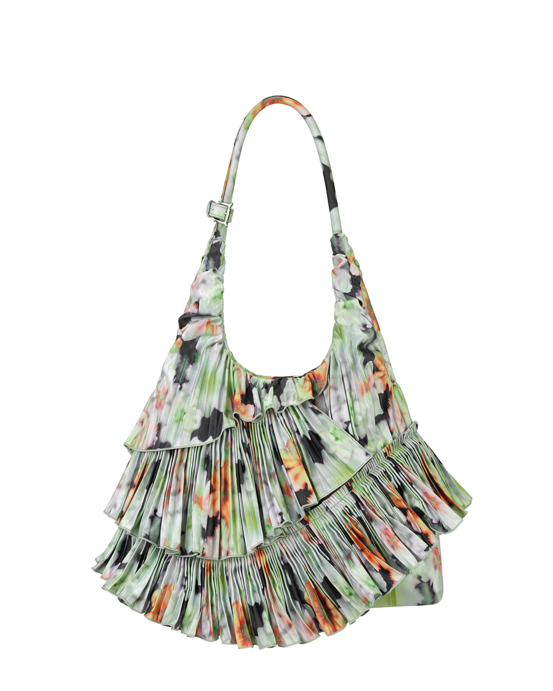 Cloud Ringo Bag / Orange Blur Floral