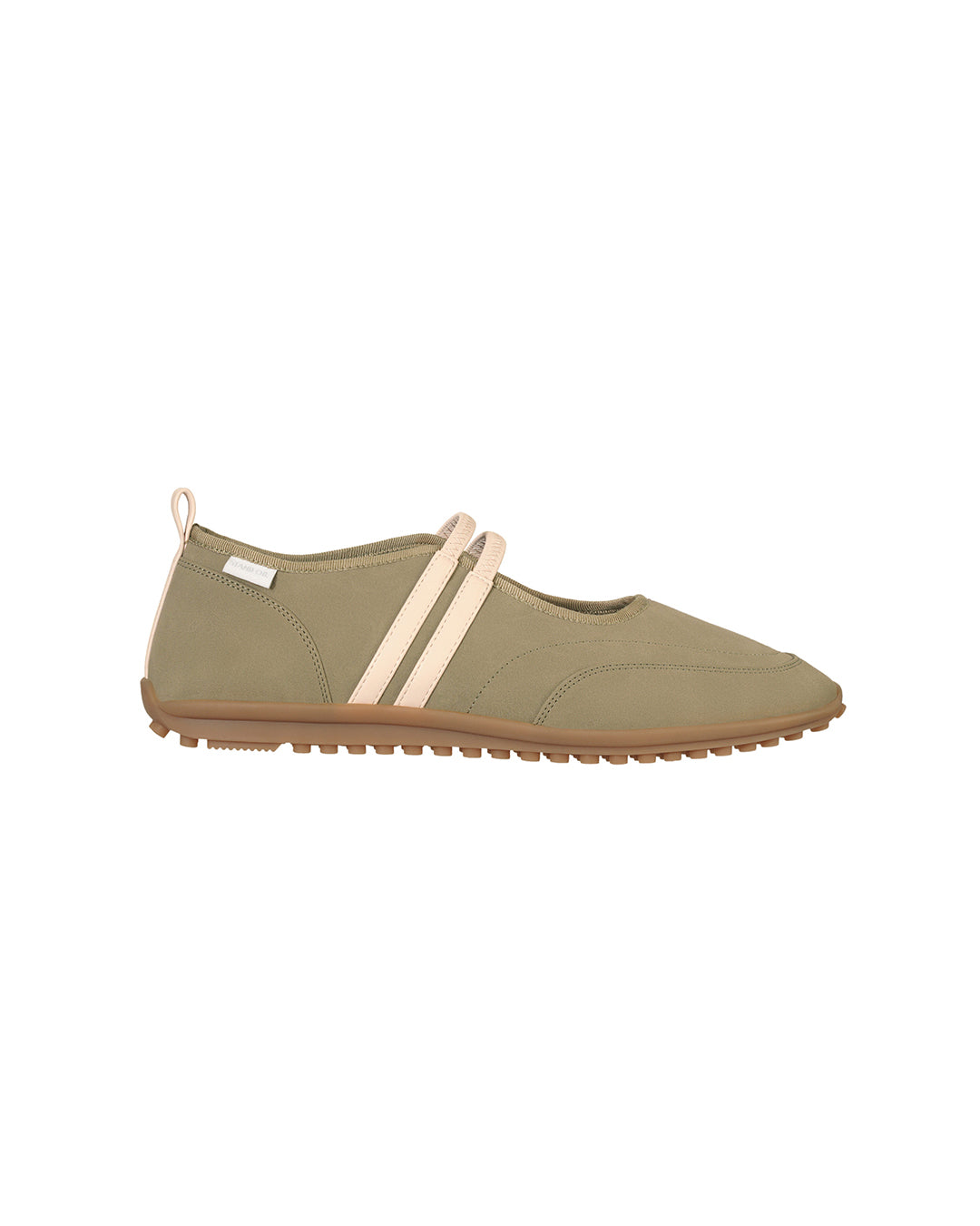 Strap Mary Jane Sneakers / Khaki Combi