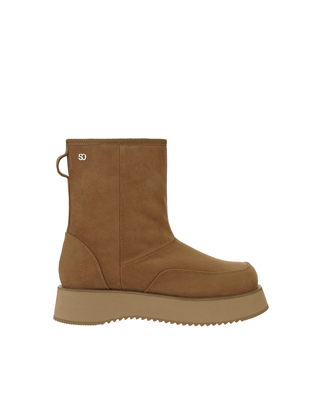 Hatched Winter Boots / Camel