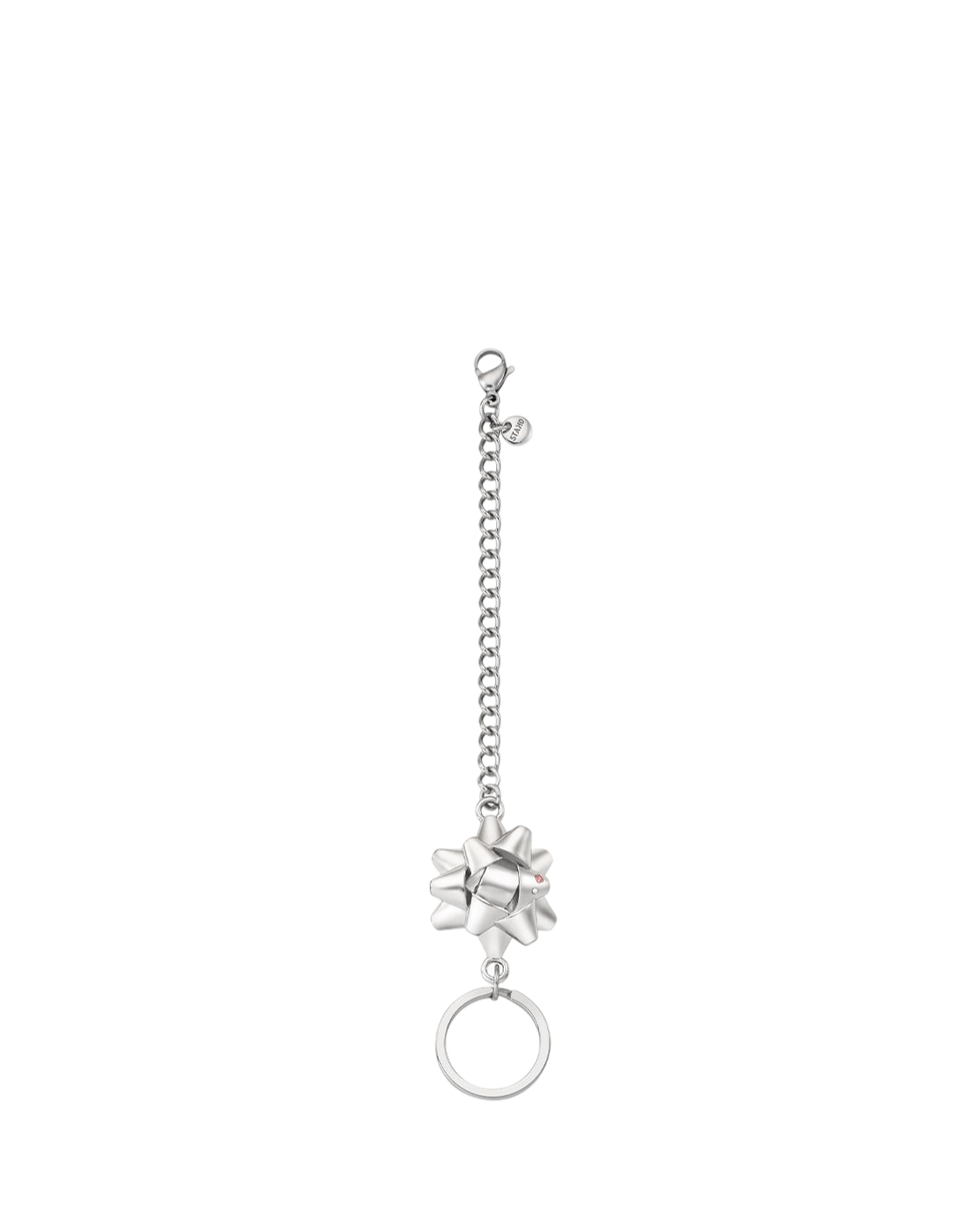 Rosette Keyring / Silver