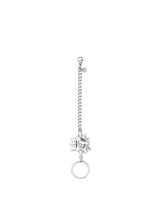 Rosette Keyring / Silver