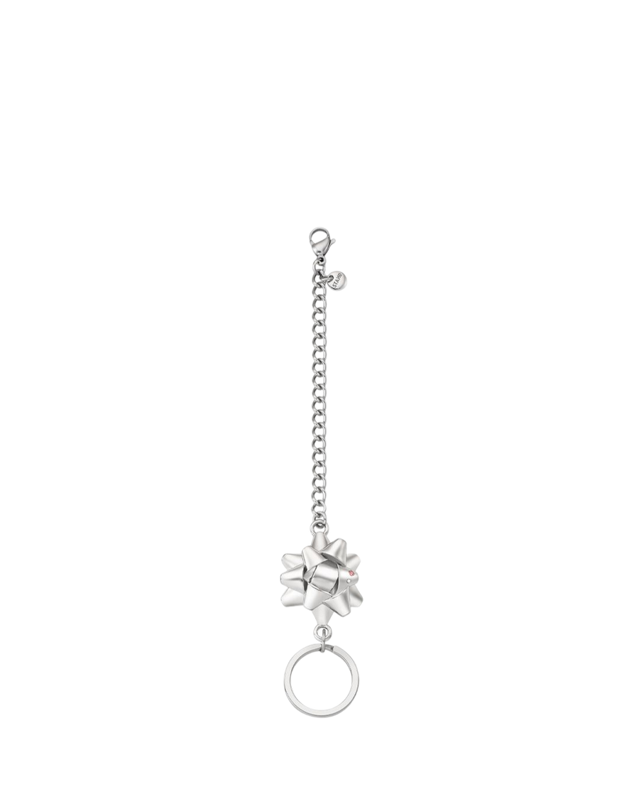 Rosette Keyring / Silver