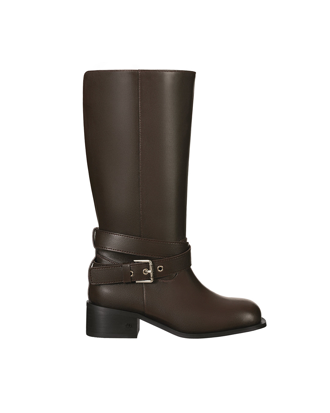 Belted Two Way Boots / Marron