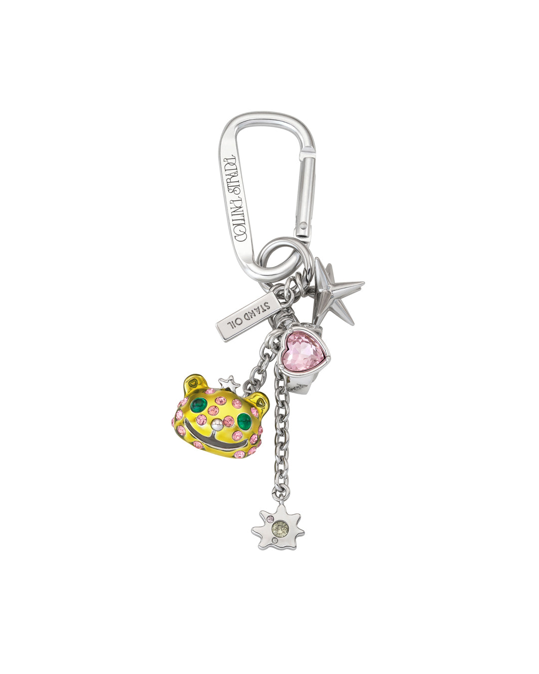 Princess Bear Keyring / Silver