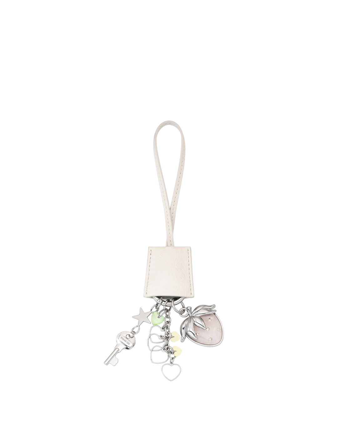 Pop Mix Keyring / Misty White