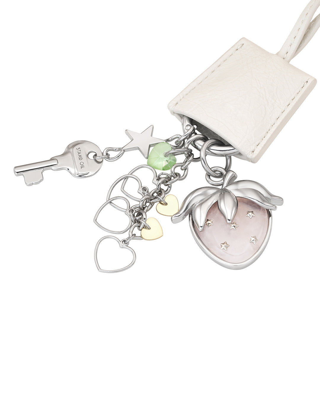 Pop Mix Keyring / Misty White