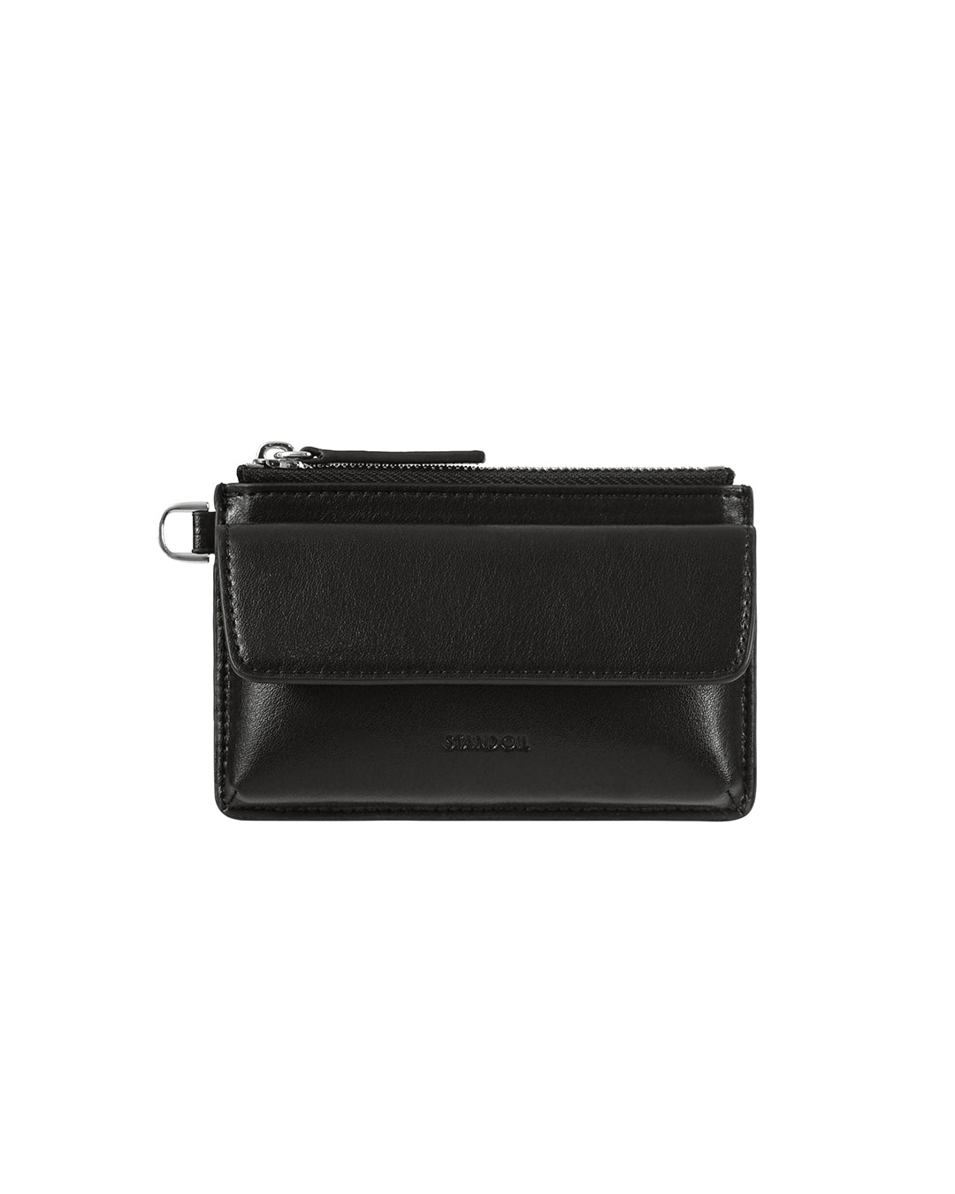 Chubby Zipper Wallet / Black