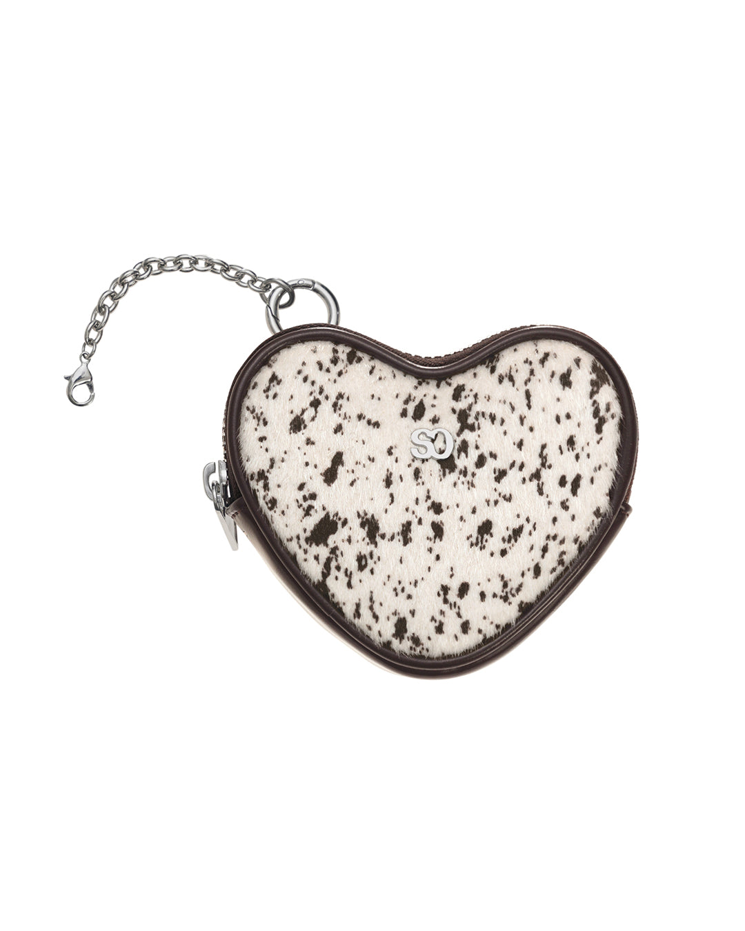 Heart Pods Keyring / Hairy Marron