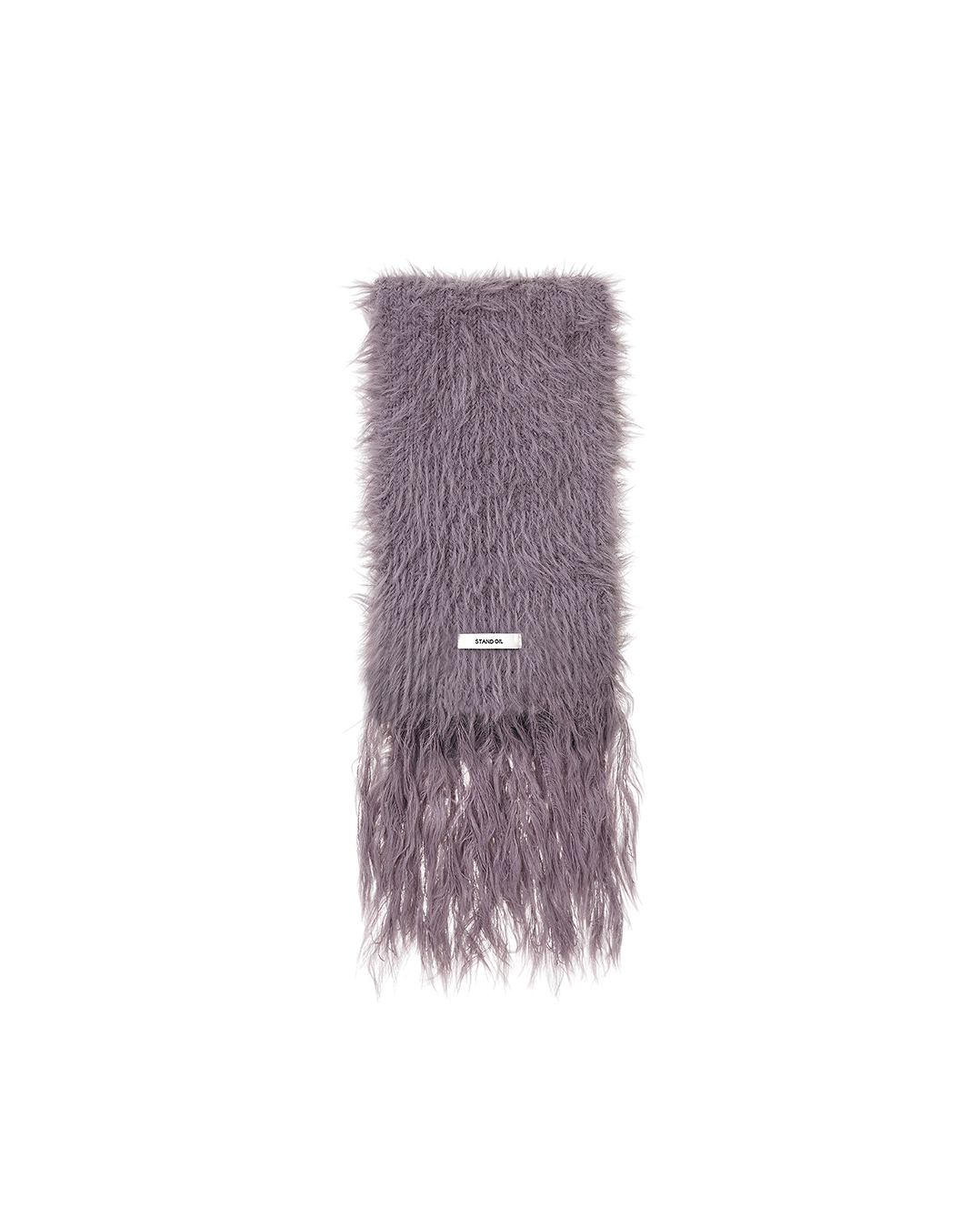 Misty Fur Muffler / Plum