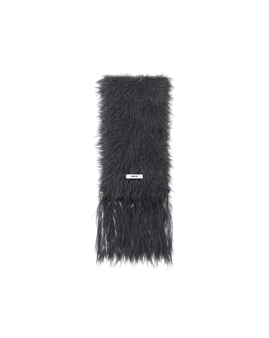 Misty Fur Muffler / Charcoal