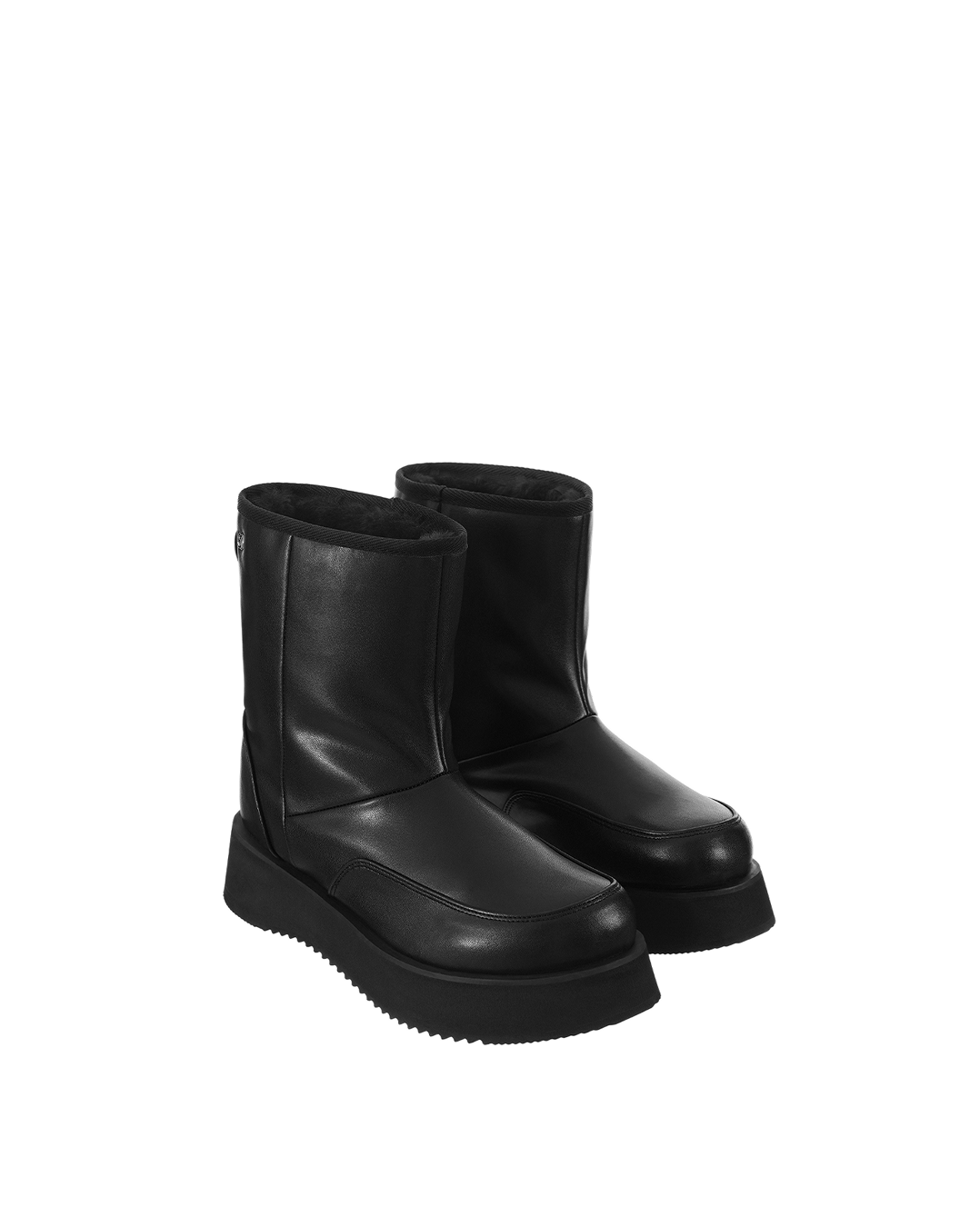 Hatched Winter Boots / Black