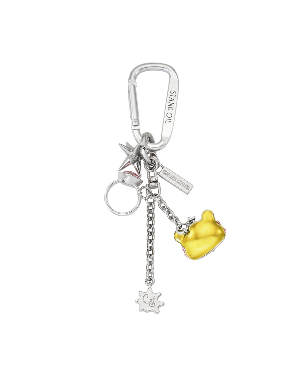 Princess Bear Keyring / Silver