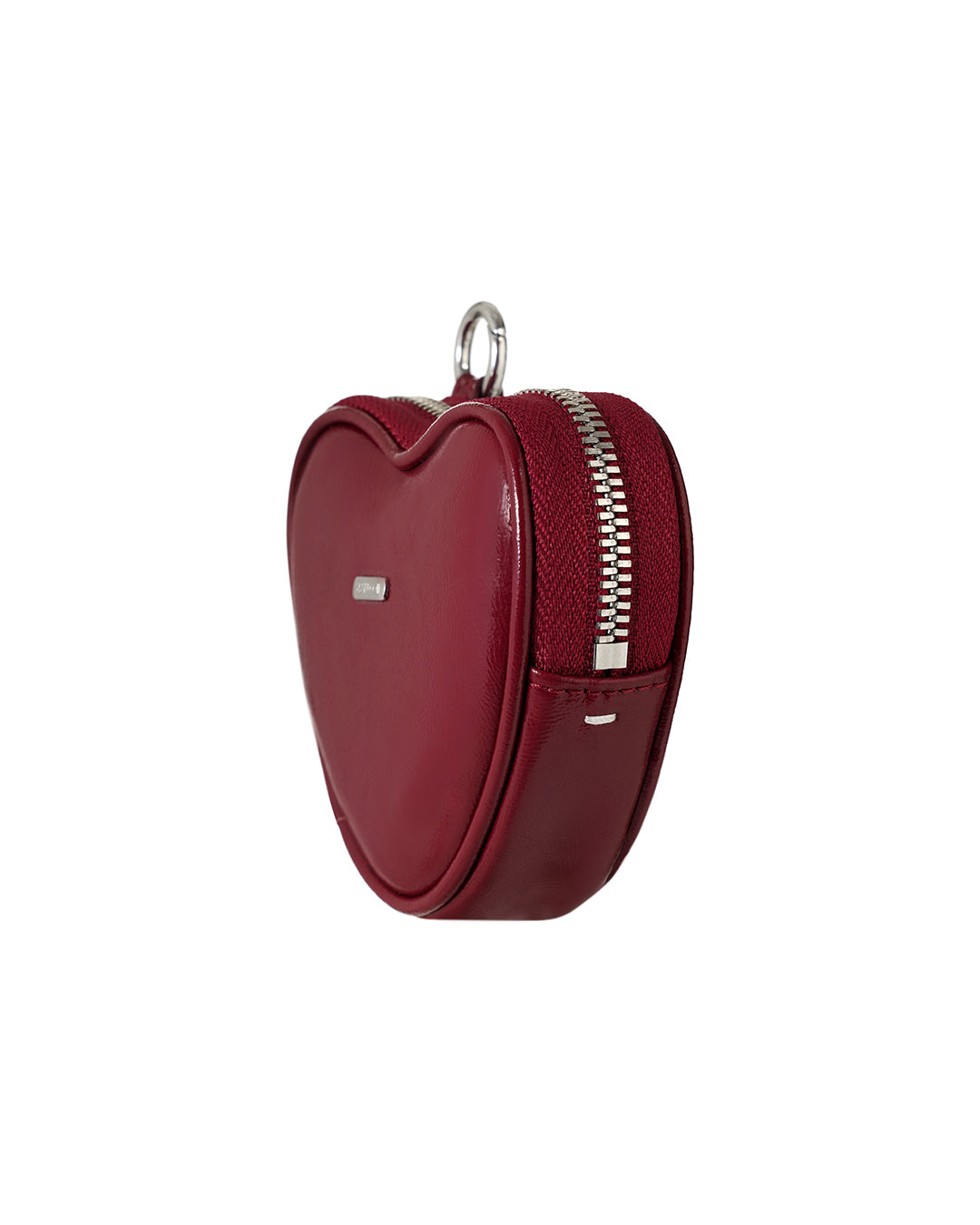 Heart Pods Keyring / Red Wine