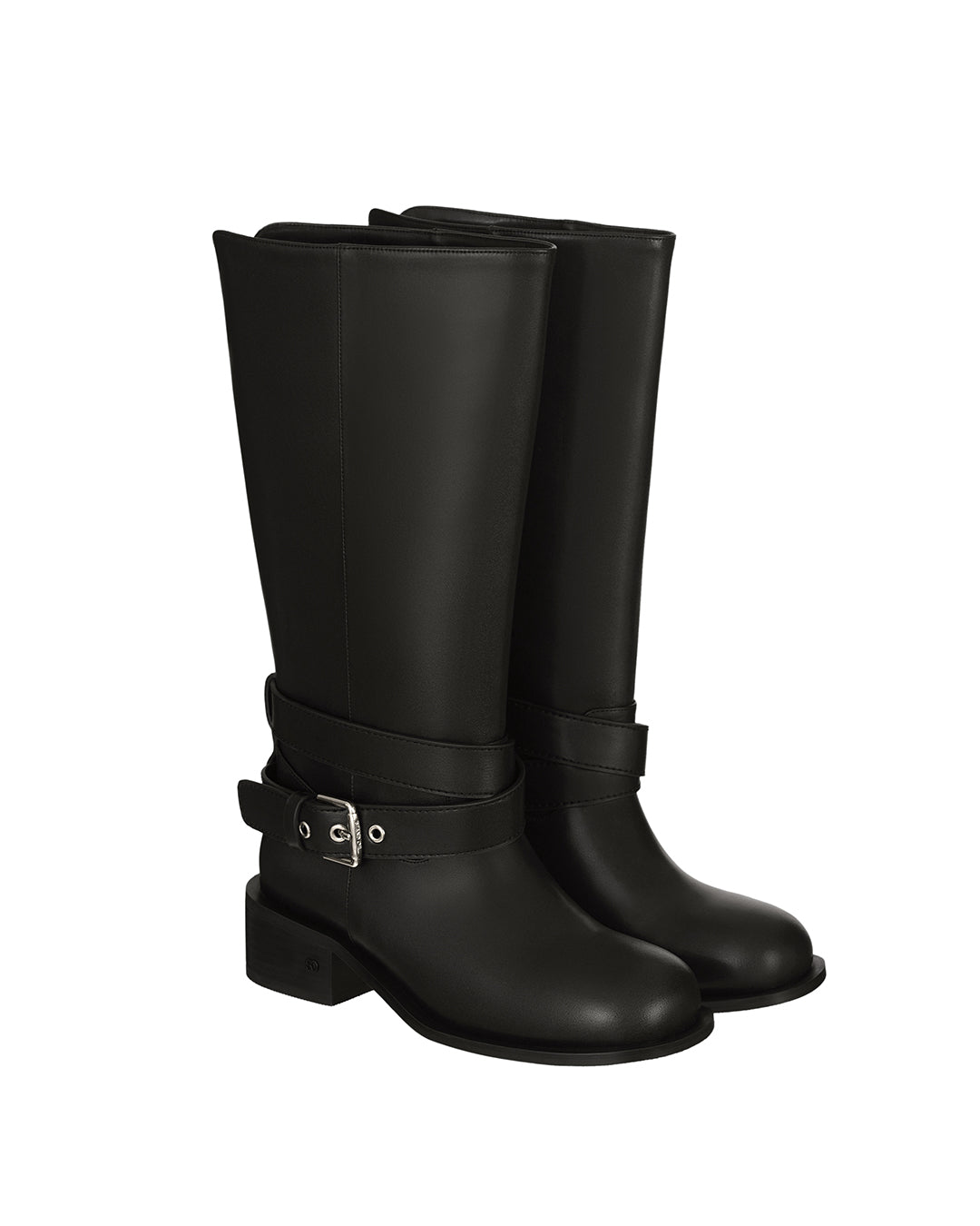 Belted Two Way Boots / Black