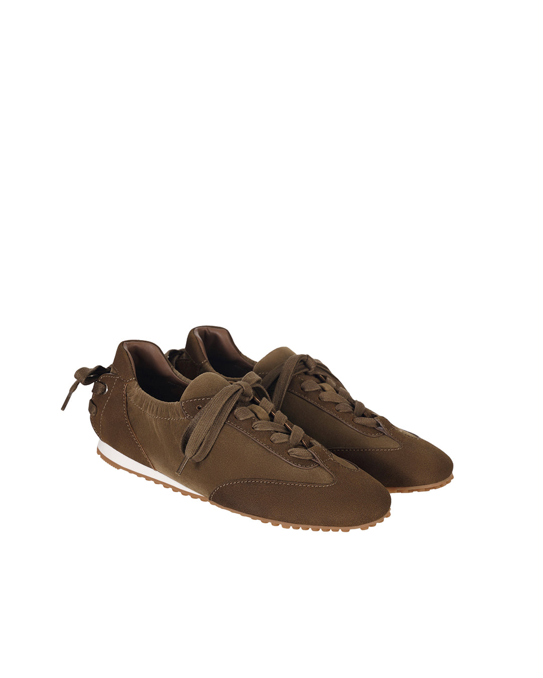 Double Tied Sneakers / Camel
