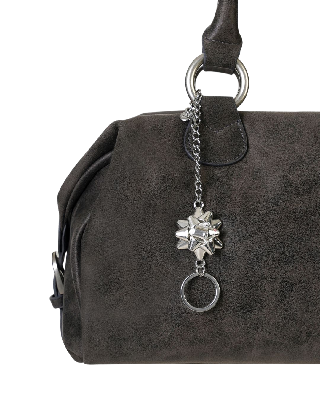 Rosette Keyring / Silver