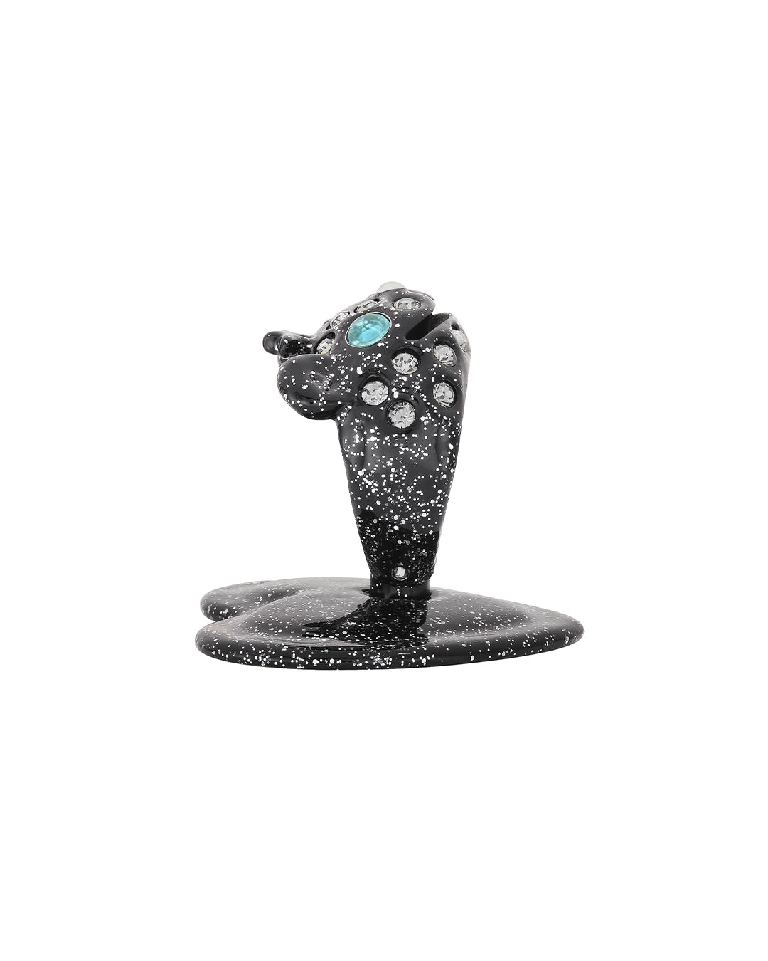 Princess Bear Grip Ring / Glitter Black