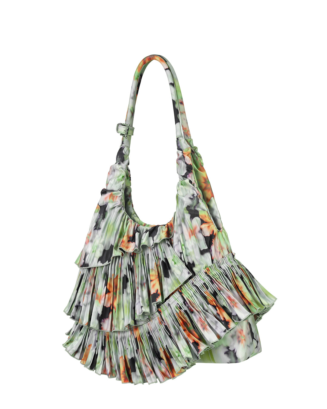 Cloud Ringo Bag / Orange Blur Floral