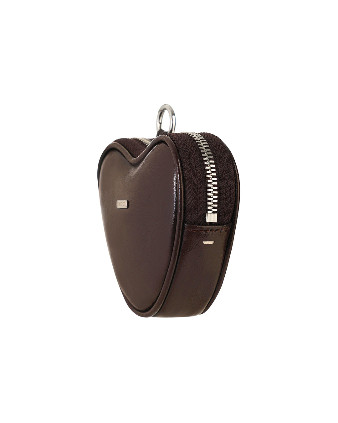 Heart Pods Keyring / Marron