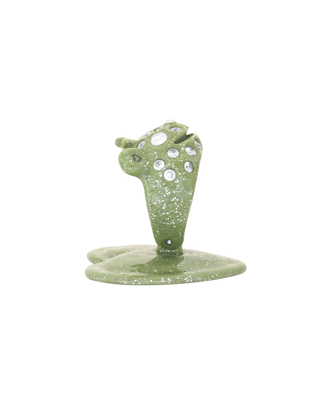 Princess Bear Grip Ring / Glitter Green