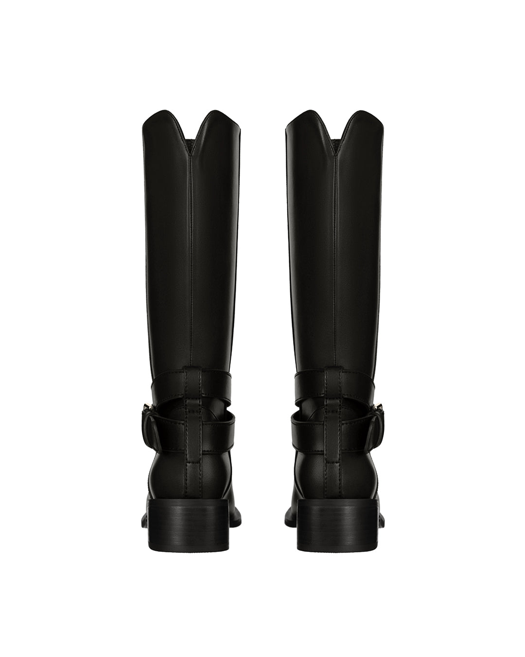 Belted Two Way Boots / Black