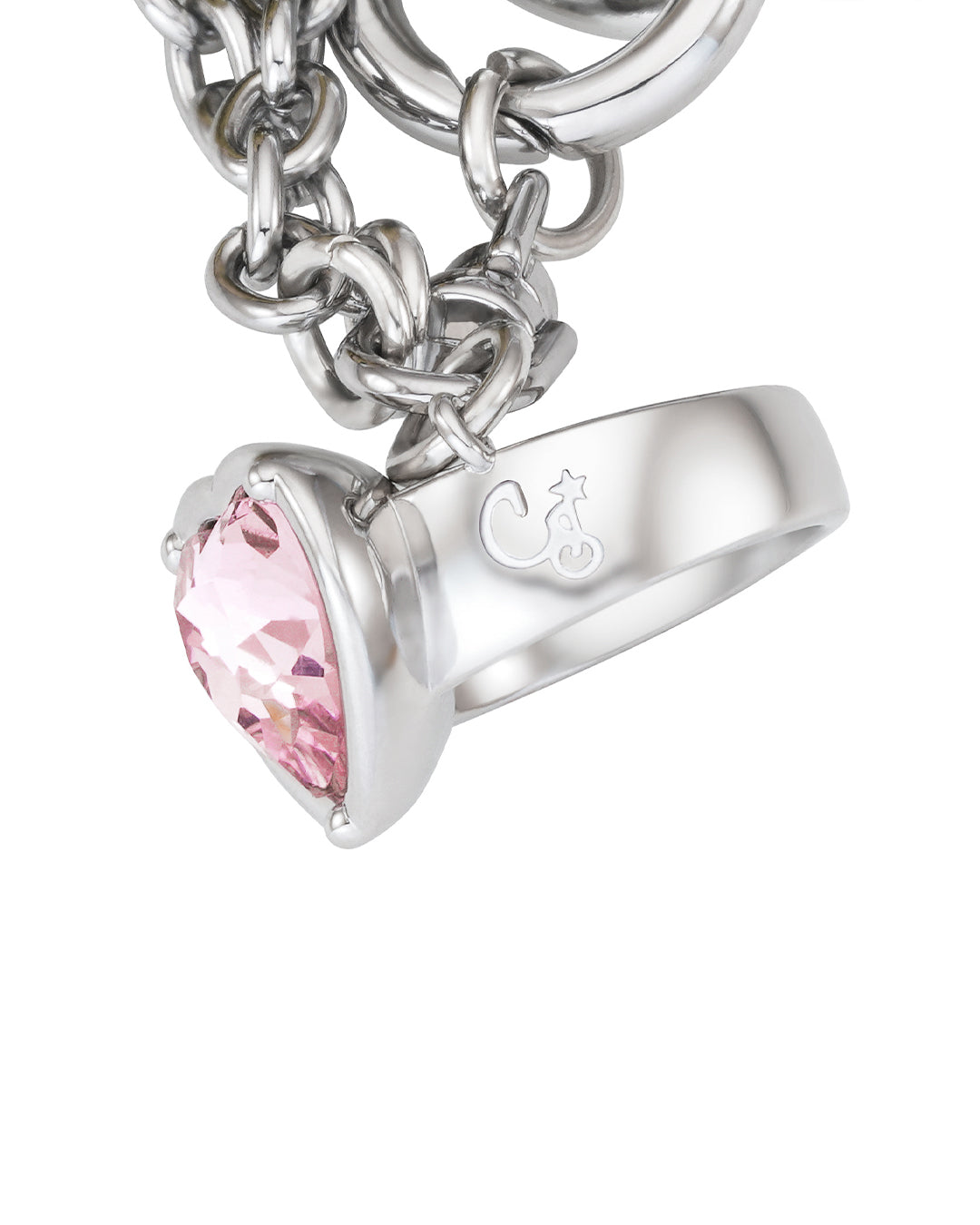 Princess Bear Keyring / Silver