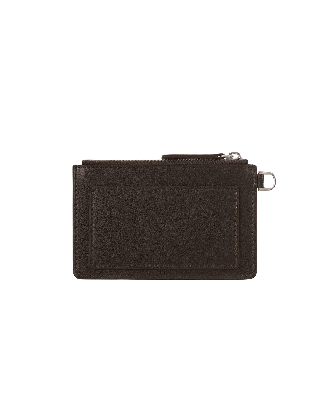 Chubby Zipper Wallet / Marron