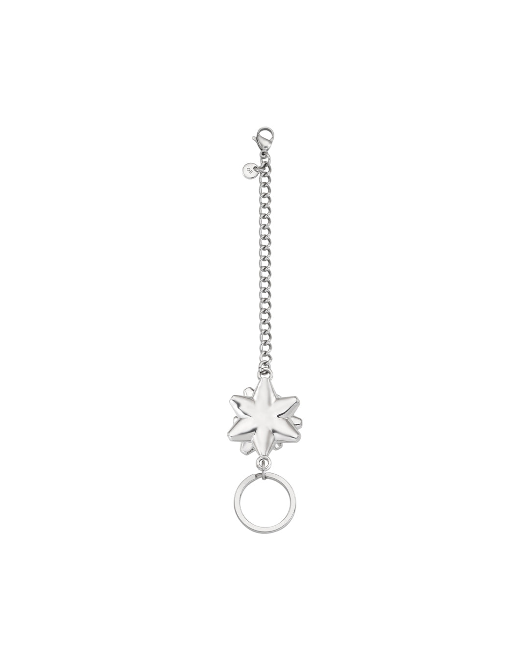 Rosette Keyring / Silver