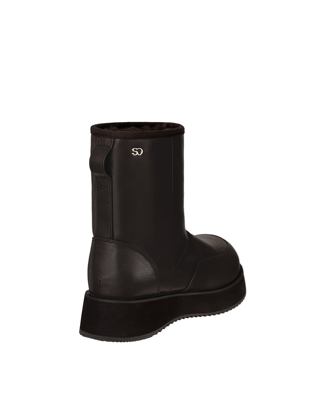 Hatched Winter Boots / Marron