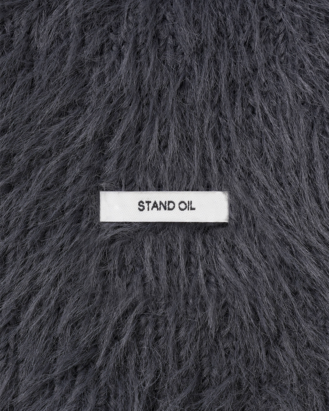 Misty Fur Muffler / Charcoal